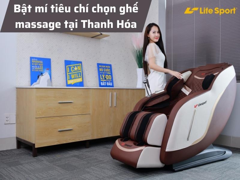 Bật mí tiêu chí chọn ghế massage tại Thanh Hóa