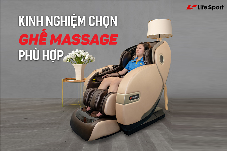 Kinh nghiệm giúp bạn chọn được ghế massage phù hợp