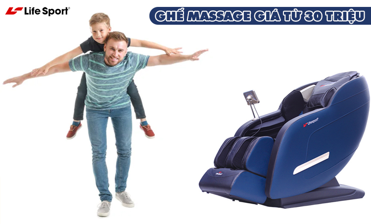 Ghế massage toàn thân giá từ 30 triệu trở lên.