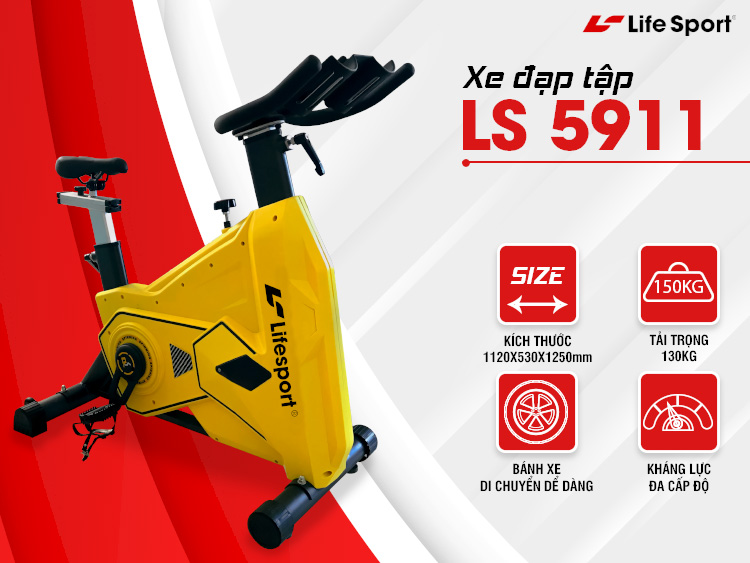 Xe đạp tập Lifesport LS-5911 | chất lượng, giá tốt