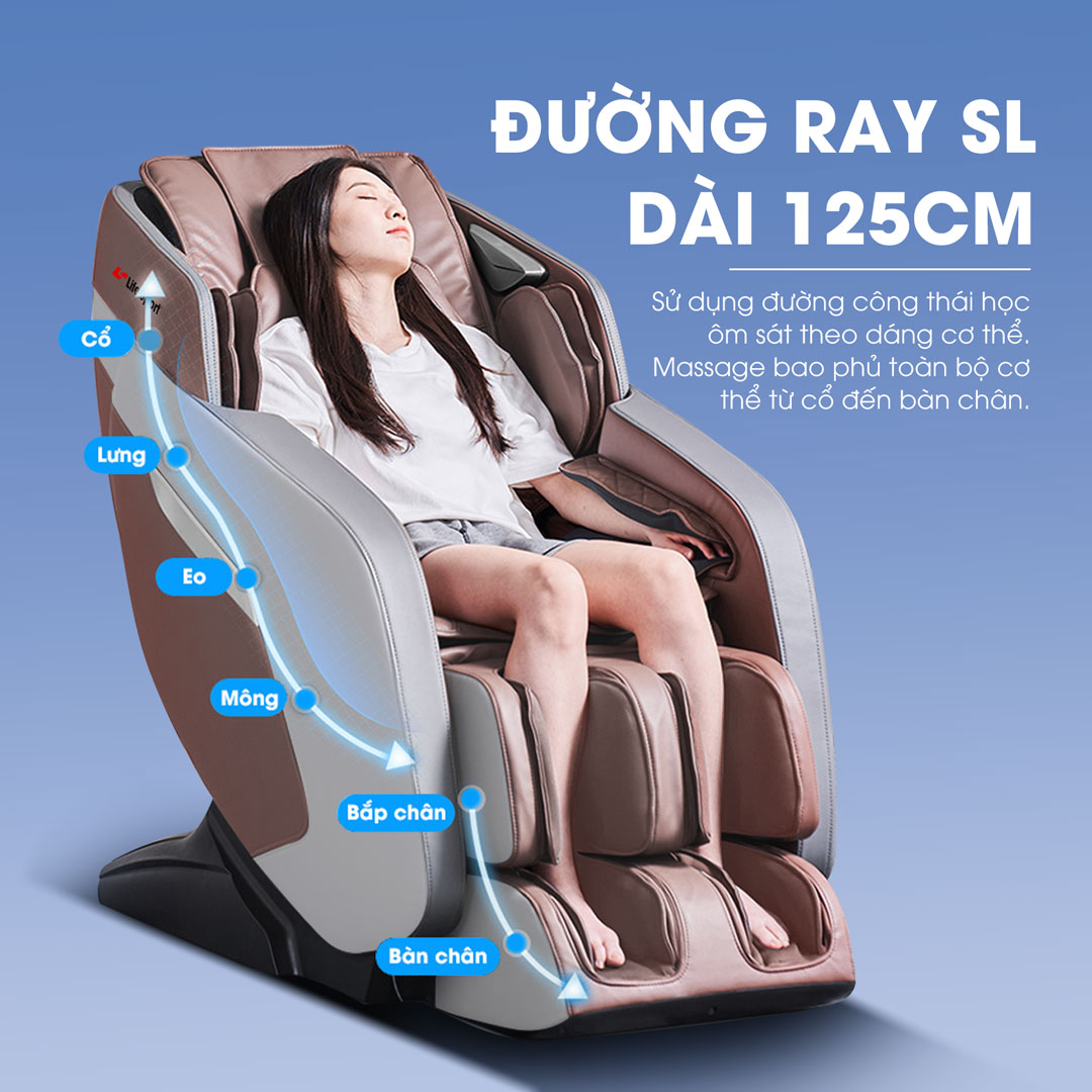 Ghế Massage Lifesport LS-399 SL Chương trình massage đa dạng