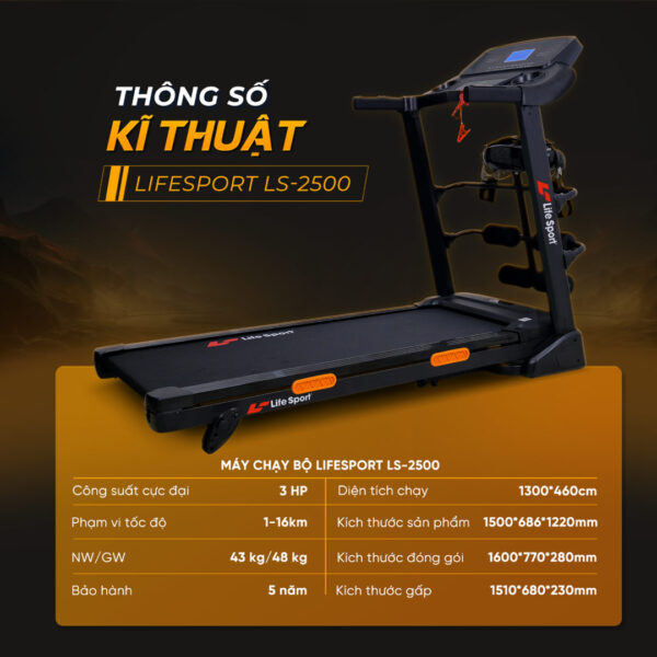 May chay bo Lifesport LS 2500 17