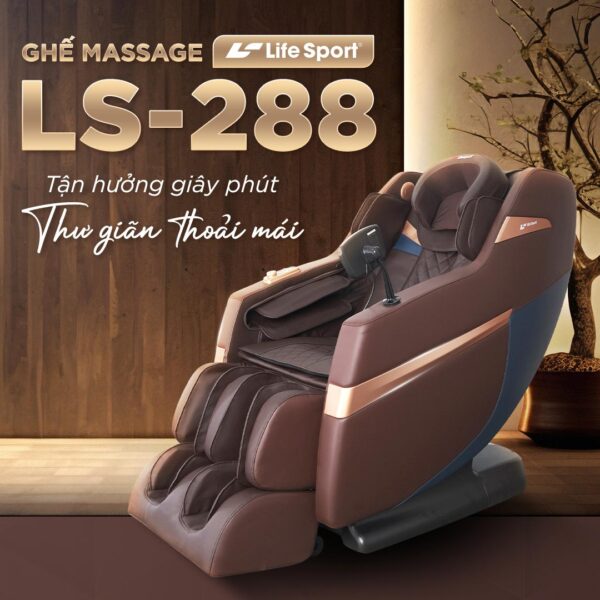 Ghế massage Lifesport LS-288 mang đến phút giây thư giãn thoải mái