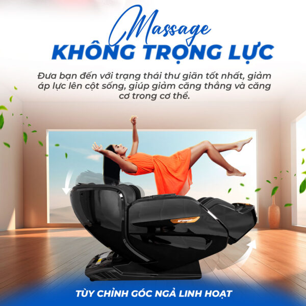 Ghế Massage Lifesport LS-699 có chế độ không trọng lực