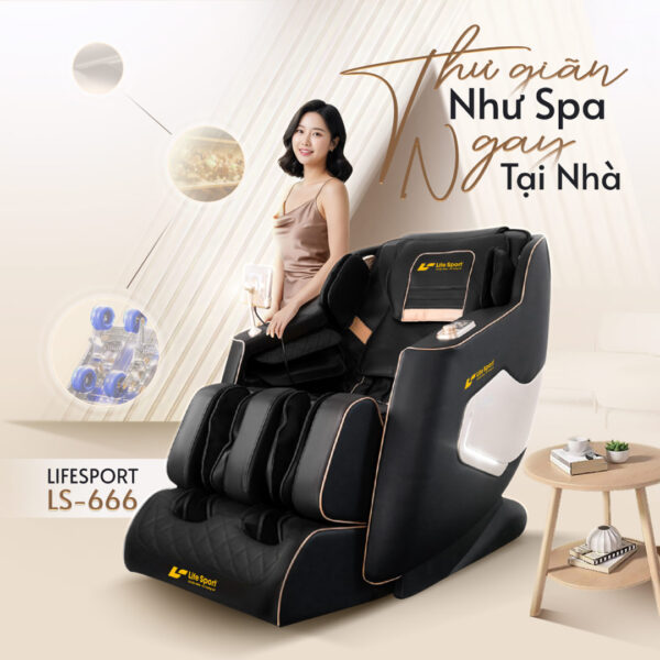 Ghe massage Lifesport LS 666 1 2