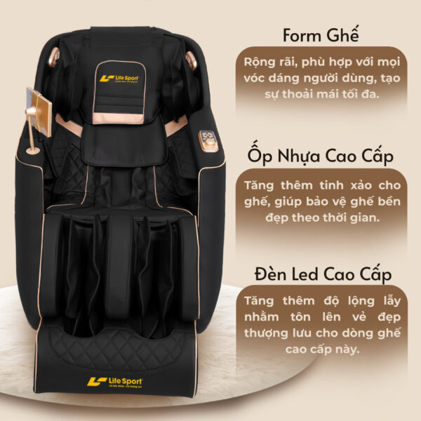 Ghe massage Lifesport LS 666 2 1