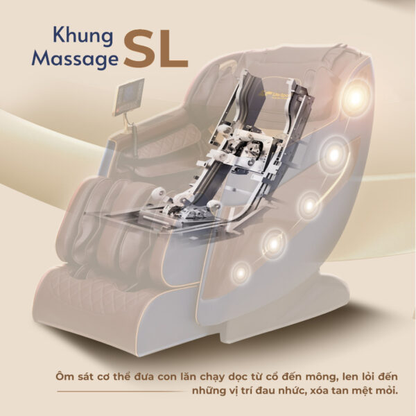 Ghe massage Lifesport LS 666 6
