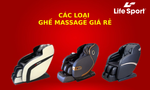 Các loại ghế massage giá rẻ từ 10 đến 30 triệu