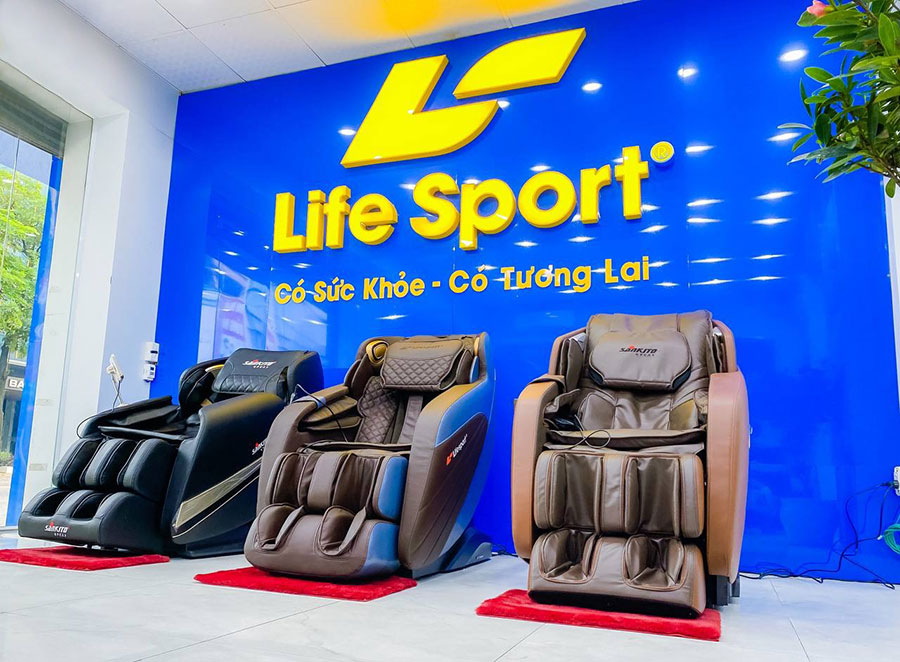 Ghế massage Lifesport được nhiều khách hàng tại Việt Nam tin dùng