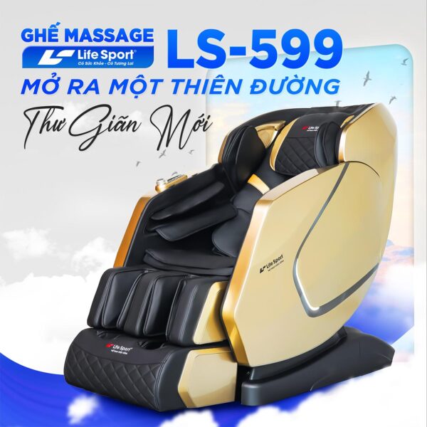 Ghế massage Lifesport LS-599 - Mở ra thiên đường thư giãn mới