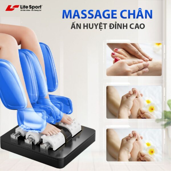 Ghế massage Lifesport LS-666 massage chân ấn huyệt đỉnh cao