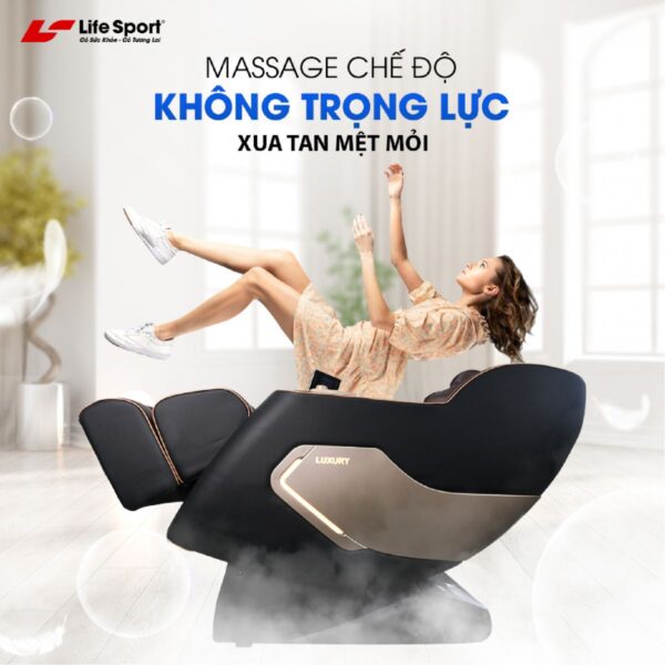 Ghế massage Lifesport LS-666 trang bị tính năng massage không trọng lực