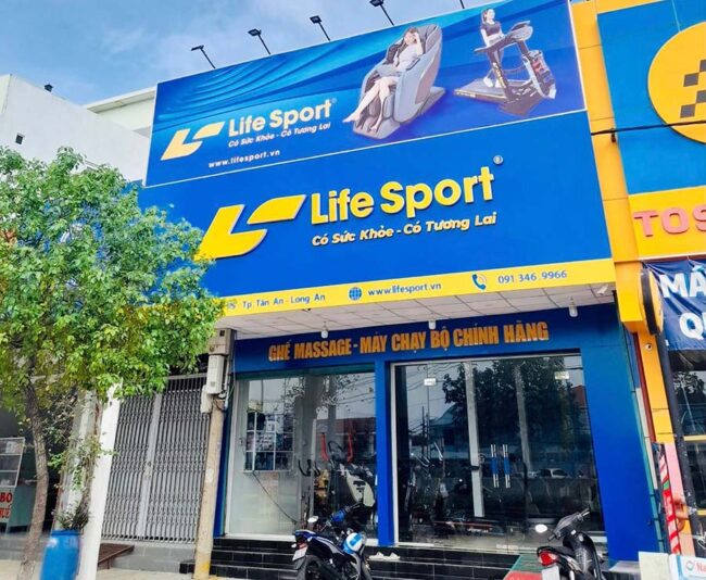 lifesport long an cua hang ghe massage may chay bo xe dap tap 1