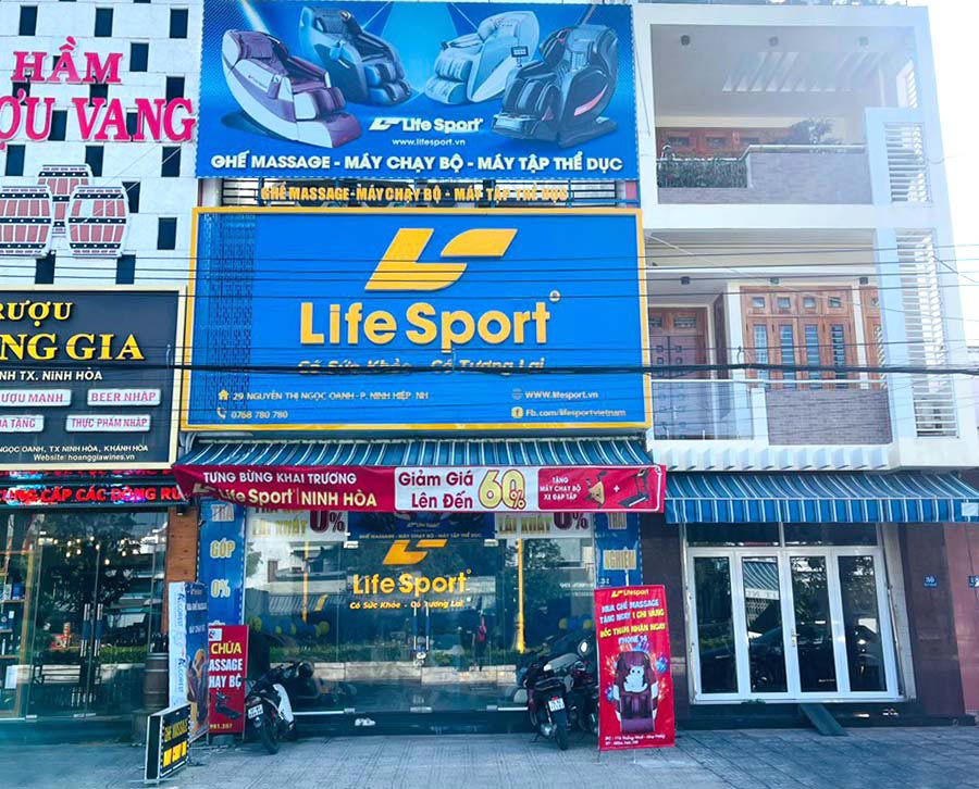 Lifesport Ninh Hòa - Khánh Hòa: Ghế Massage, Máy Chạy Bộ, Xe Đạp Tập