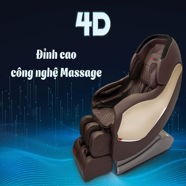 Phân biệt ghế massage công nghệ 3D và 4D