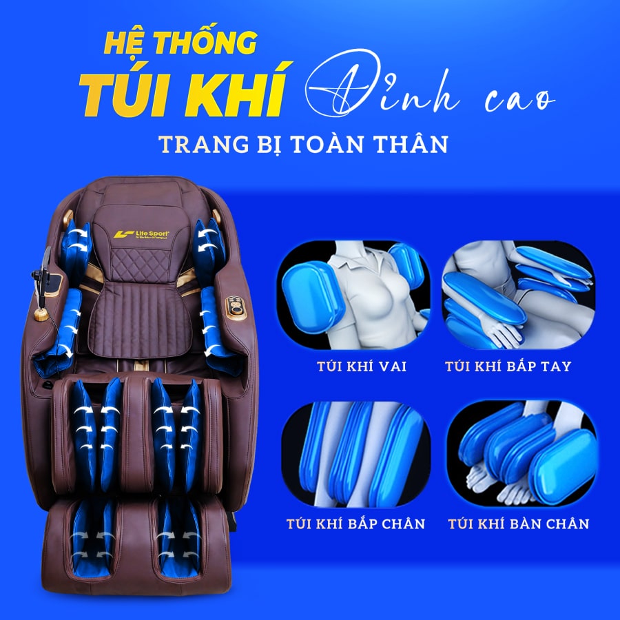 Ghe massage Lifesport LS 369 8 2