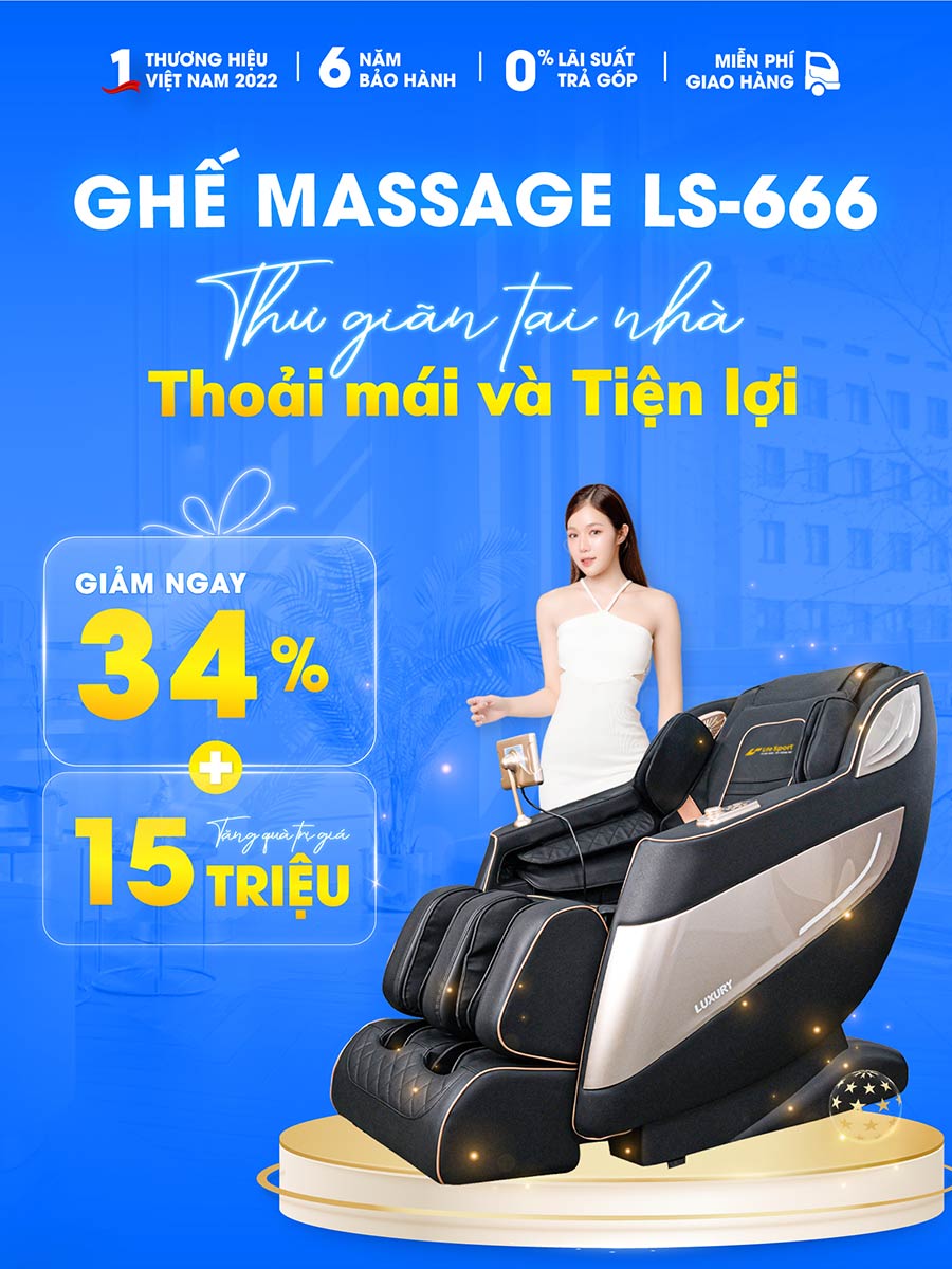 Ghế massage toàn thân Lifesport Ls-666-18