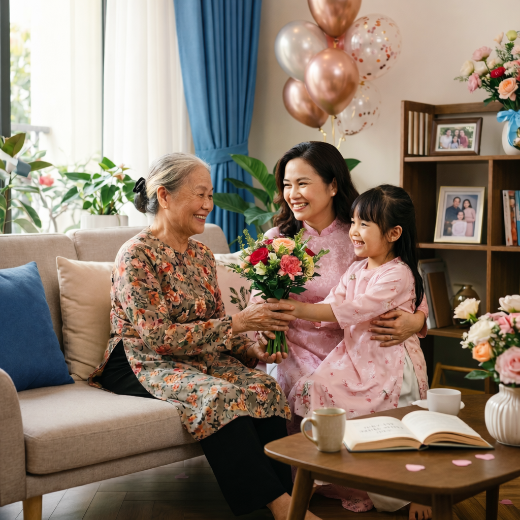 Lời Chúc 83 Hay, Độc Đáo Dành Tặng Cho Bà, Mẹ