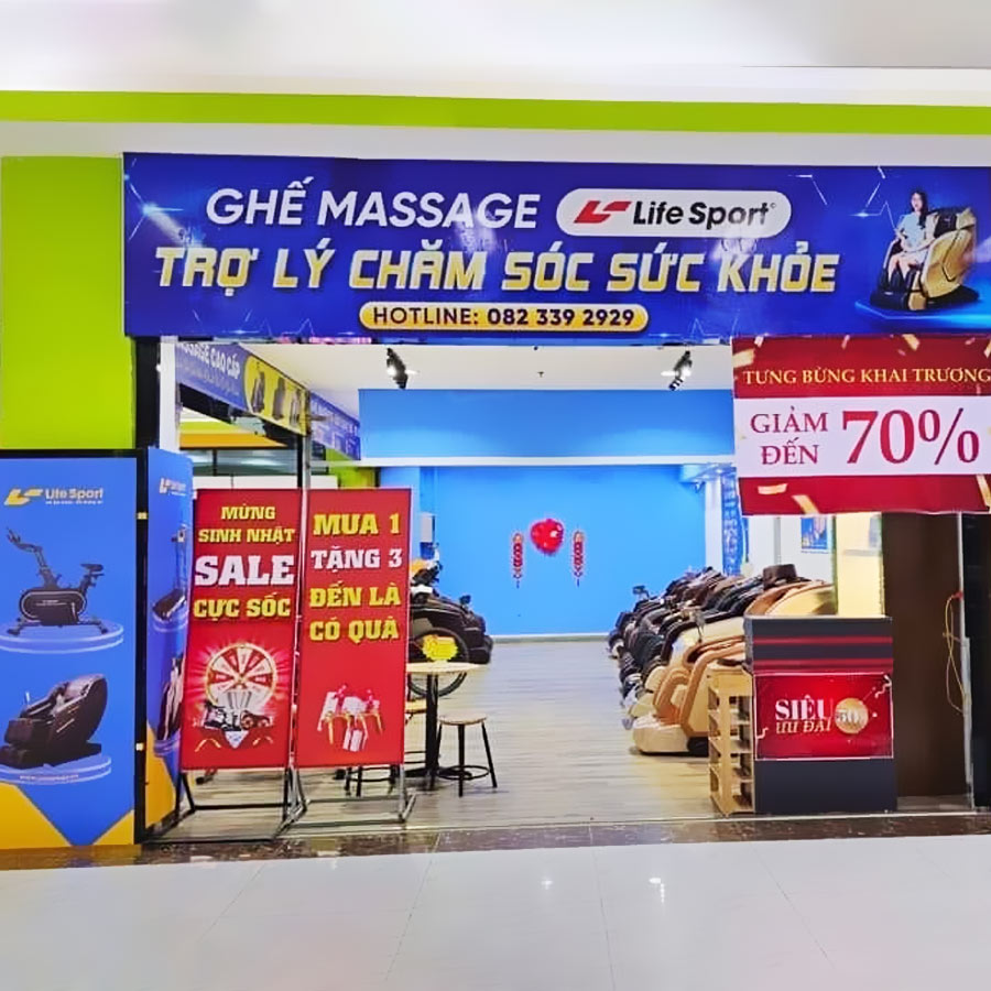 Cửa hàng ghế massage Lifesport chi nhánh Bắc Ninh