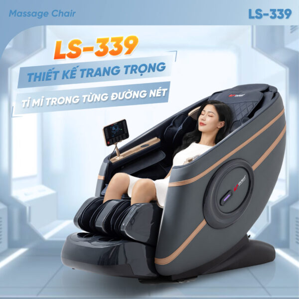 Ghế Massage Lifesport LS-339 có thiết kế sang trọng