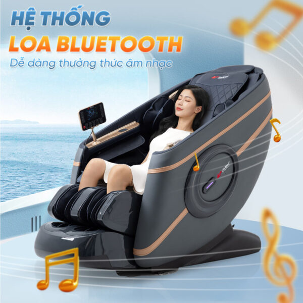 Ghế Massage Lifesport LS-339 có trang bị loa bluetooth