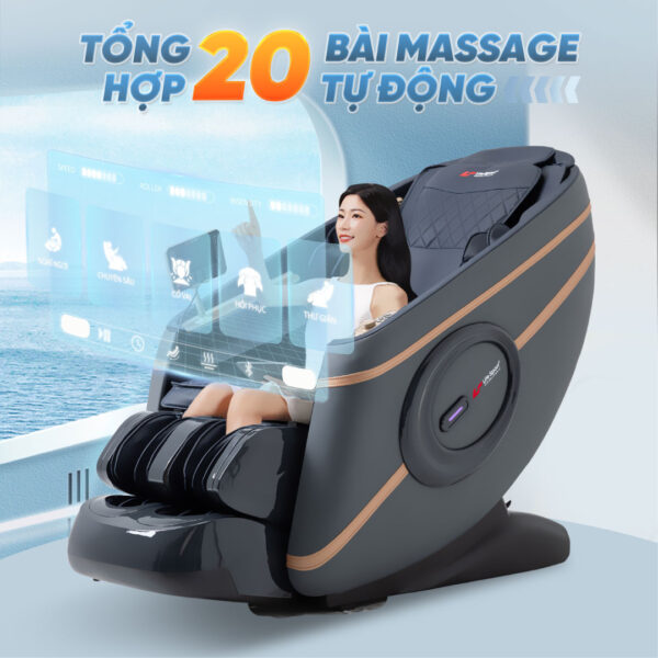 Ghế Massage Lifesport LS-339 có 20 bài massage tự động