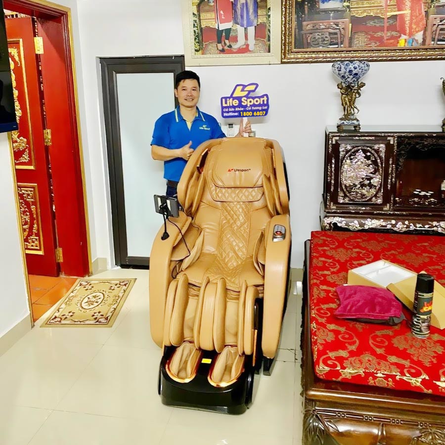 Giao Ghế Massage Lifesport LS-799 Cho Anh Tân Ở Hải Dương