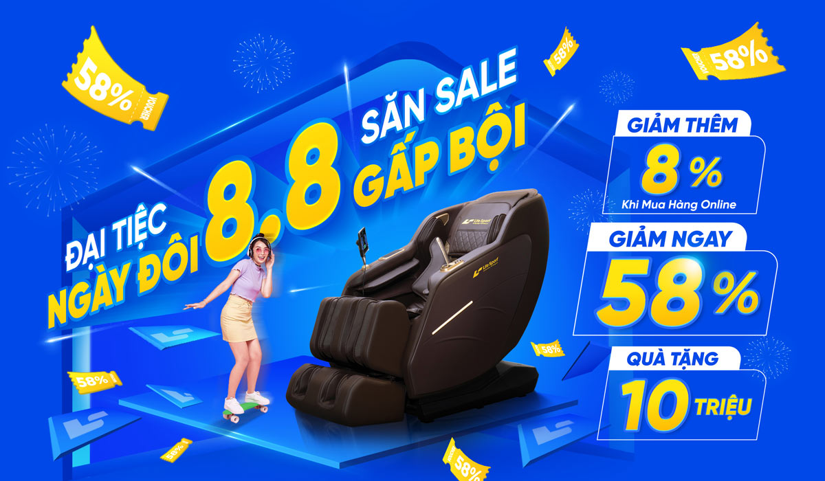 Đại Tiệc Ngày Đôi 8/8 - Săn Sale Gấp Bội