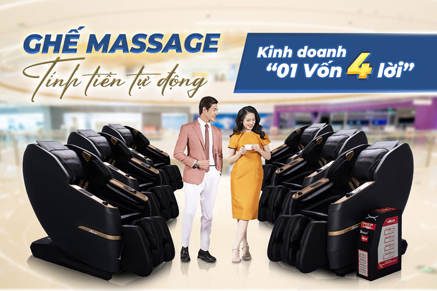 Review Hình Thức Kinh Doanh Ghế Massage Ở Trung Tâm Thương Mại