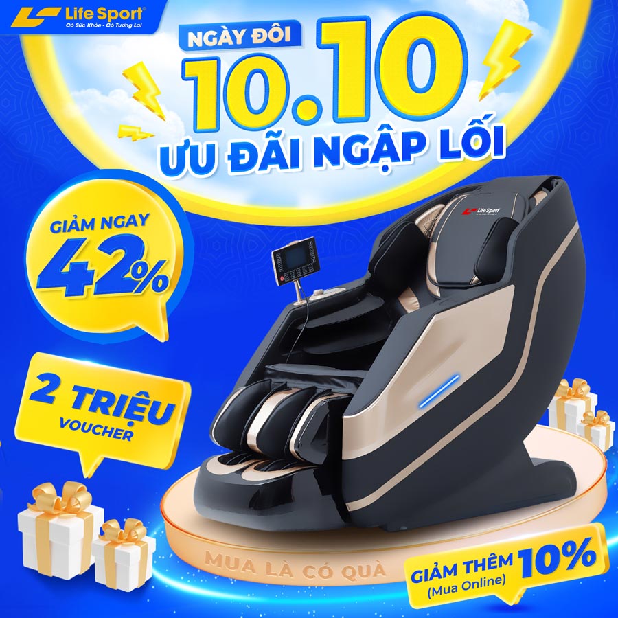 10/10 - Mừng Ngày Đôi - Lifesport Ưu Đãi Ngập Lối