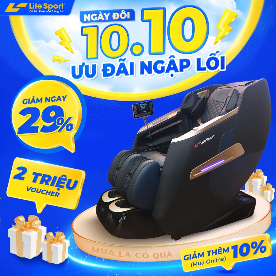 10/10 - Mừng Ngày Đôi - Lifesport Ưu Đãi Ngập Lối