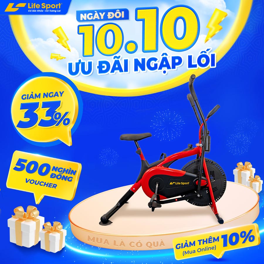 10/10 - Mừng Ngày Đôi - Lifesport Ưu Đãi Ngập Lối