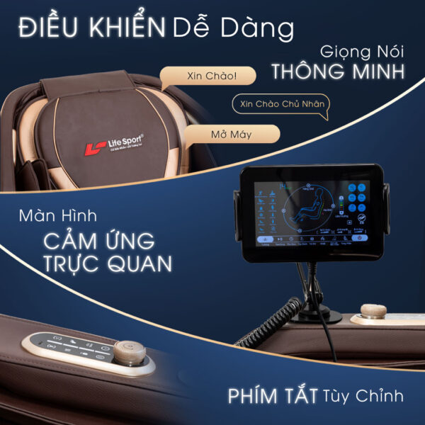 Ghe massage Lifesport LS 359 Luxury 14 1