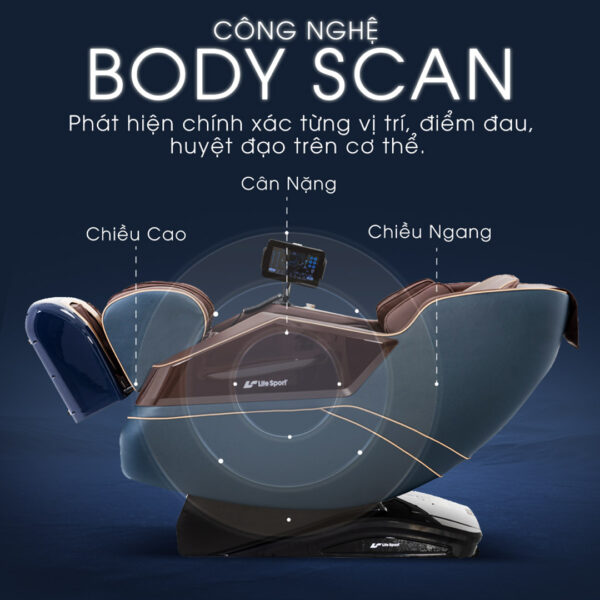 Ghe massage Lifesport LS 359 Luxury 8 3