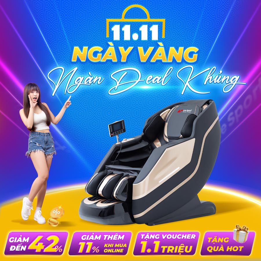 11 11 ngay vang don ngan deal khung tu ghe massage lifesport 3