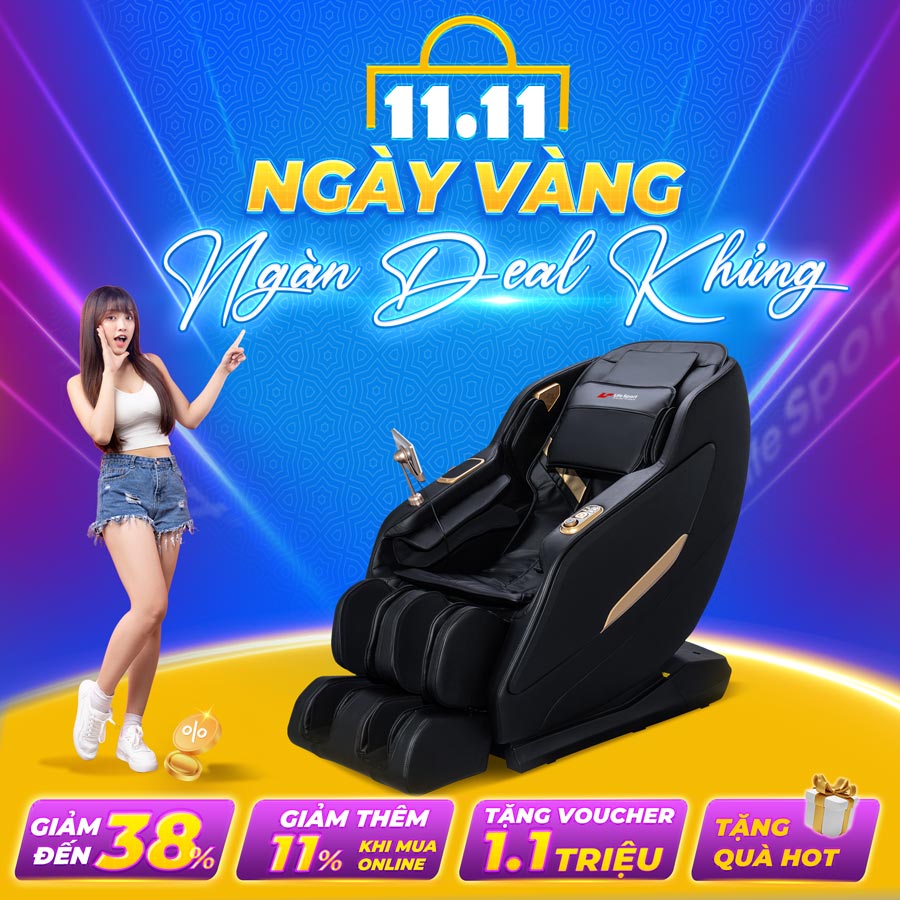 11 11 ngay vang don ngan deal khung tu ghe massage lifesport 5