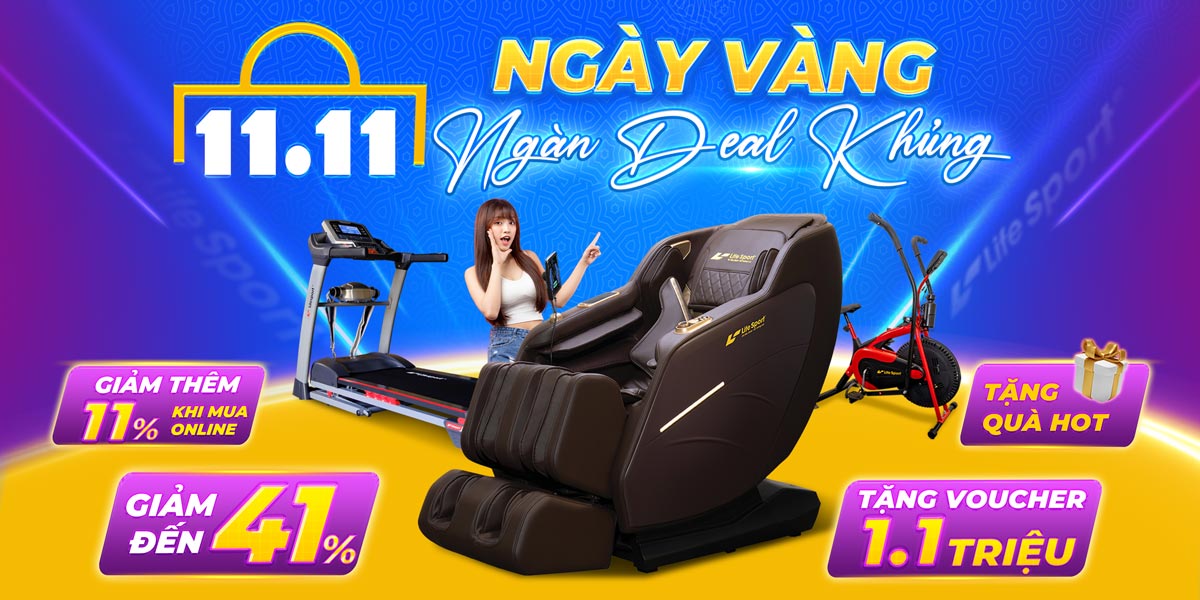 11/11 - Ngày Vàng - Đón Ngàn Deal Khủng Từ Lifesport