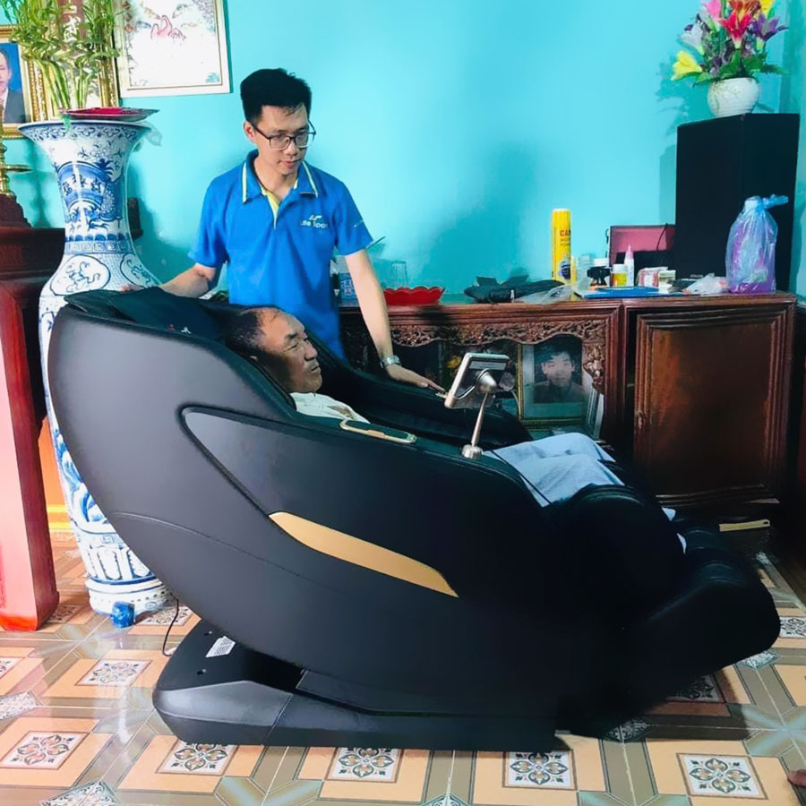 Ghế Massage Lifesport LS-366 - Người Bạn Đồng Hành Mới Của Gia Đình Anh Trung Ở TP. Hồ Chí Minh