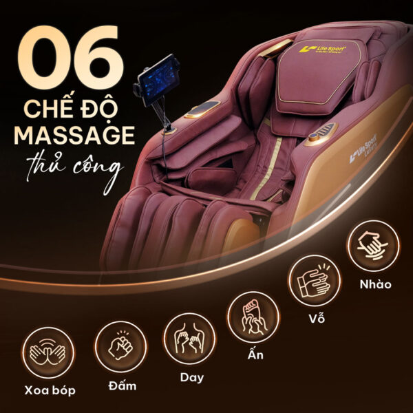 Ghe massage Lifesport LS 682 3 2