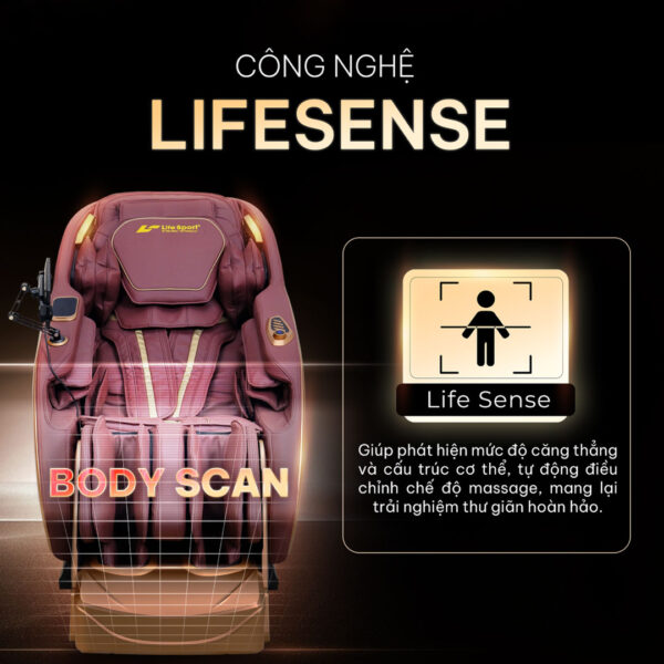 Ghe massage Lifesport LS 682 5 2