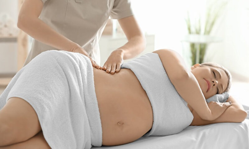 bà bầu có được dùng máy massage xung điện không