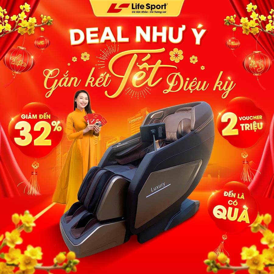 Lifesport Tặng Deal Như Ý - Gắn Kết Tết Diệu Kỳ - Ưu Đãi Đến 65%