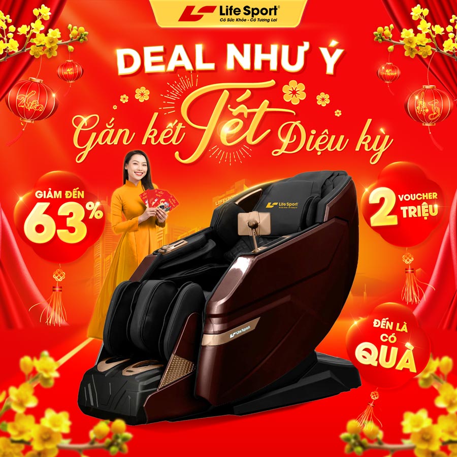 Lifesport Tặng Deal Như Ý - Gắn Kết Tết Diệu Kỳ - Ưu Đãi Đến 65%