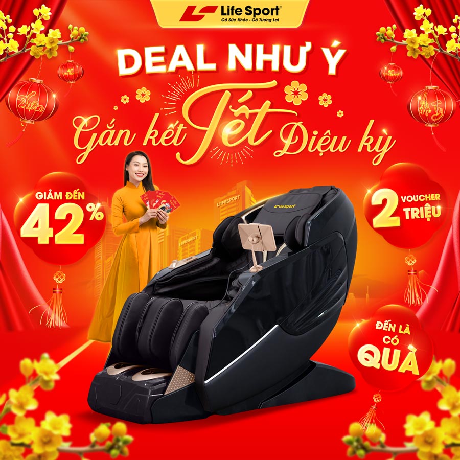 Lifesport Tặng Deal Như Ý - Gắn Kết Tết Diệu Kỳ - Ưu Đãi Đến 65%