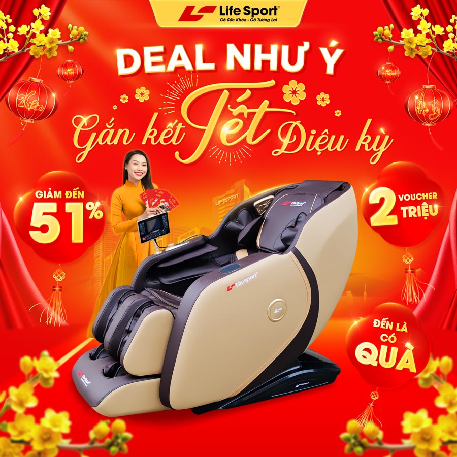 Lifesport Tặng Deal Như Ý - Gắn Kết Tết Diệu Kỳ - Ưu Đãi Đến 65%