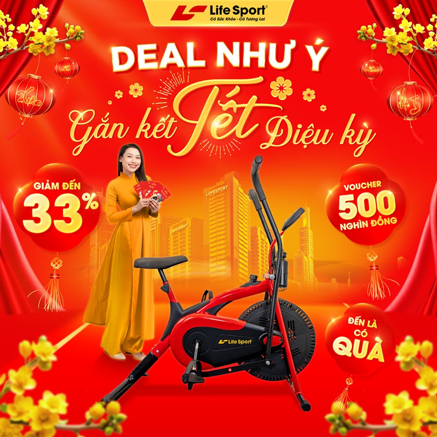 Lifesport Tặng Deal Như Ý - Gắn Kết Tết Diệu Kỳ - Ưu Đãi Đến 65%