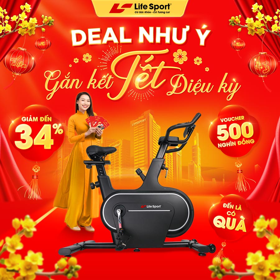 Lifesport Tặng Deal Như Ý - Gắn Kết Tết Diệu Kỳ - Ưu Đãi Đến 65%