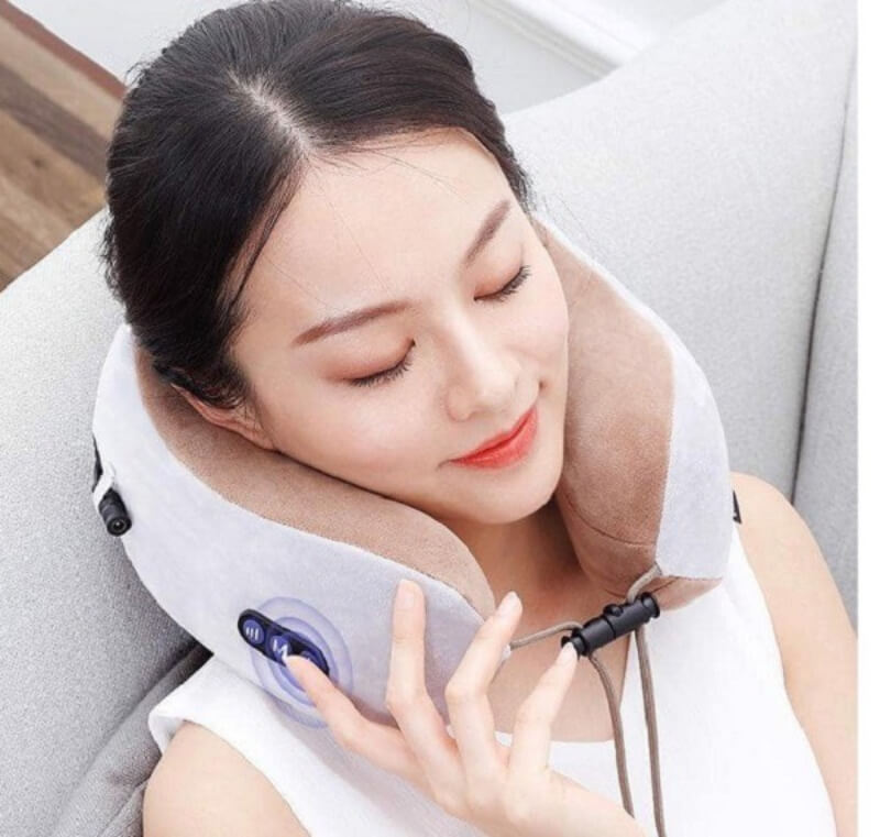 review máy massage cổ