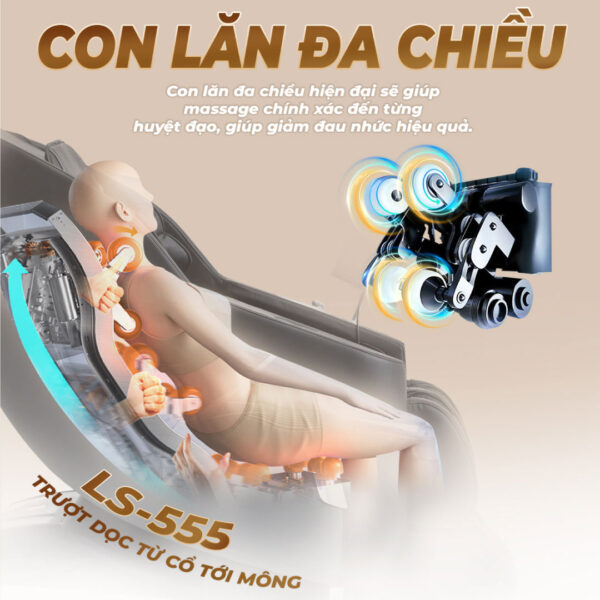 Ghe massage Lifesport LS 555 7 1