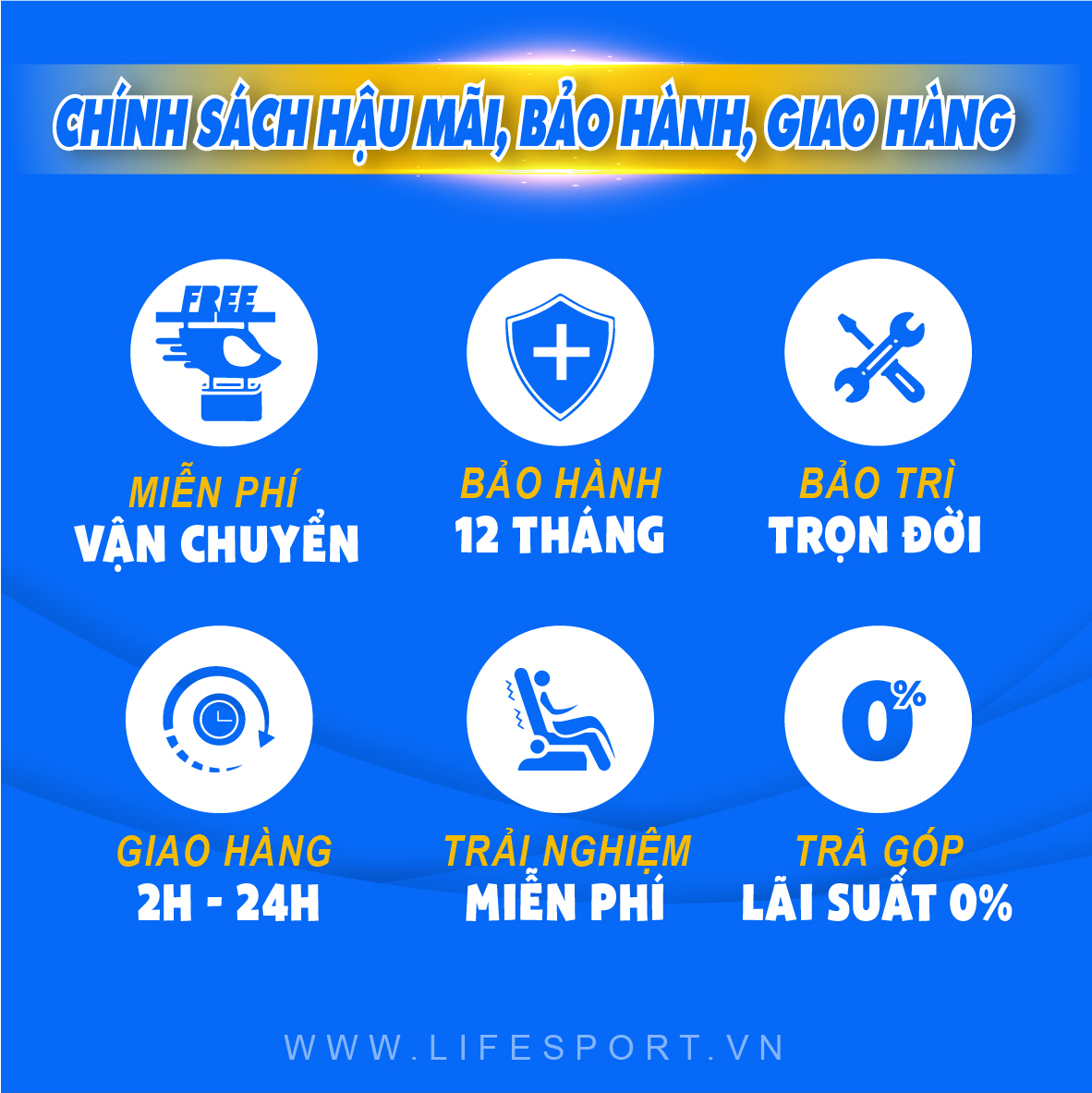 Các chính sách hậu mãi hấp dẫn